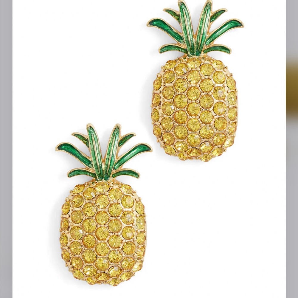 Kenneth Jay Lane Pineapple Earrings